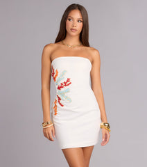 Sunlit Escape Cutout Mini Dress