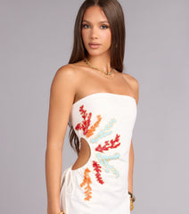 Sunlit Escape Cutout Mini Dress