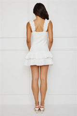 Your Wildflower Mini Dress White