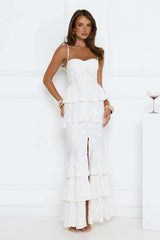 Secret Grove Maxi Dress White