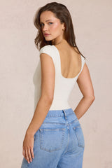 Modal Bodysuit in Ivory