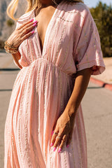 Huntington Beach Day Maxi In Pink