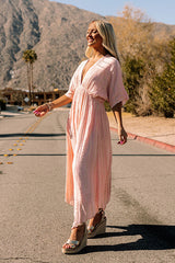 Huntington Beach Day Maxi In Pink