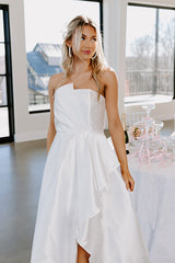 Lovely Moment Satin Maxi Dress