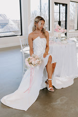 Lovely Moment Satin Maxi Dress