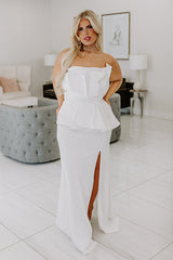 The Alanna Glitter Maxi Dress Curves