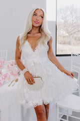 The Elise Kennedy Embroidered Mini Dress