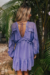 Shimmering Nights Babydoll Mini Dress