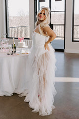 Radiant Runway Tulle Maxi Dress