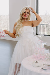 Work the Aisle Tulle Maxi Dress