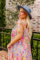 Resort Radiance Paisley Maxi Dress Curves
