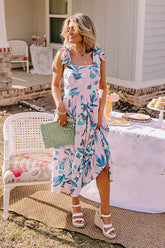 Catalina Island Floral Midi