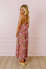 Fresh Take Floral Maxi In Purple