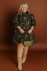 Botanical Daydream Mini Dress Curves
