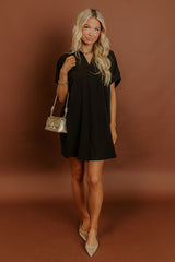 Broadway Muse Mini Dress in Black