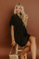 Broadway Muse Mini Dress in Black