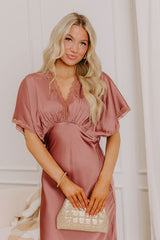 Eternal Elegance Satin Maxi Dress