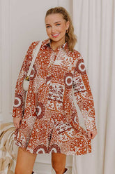 The Boho Edit Floral Mini Dress