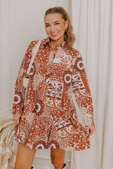 The Boho Edit Floral Mini Dress