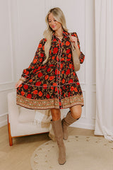 Boho Chic Floral Mini Dress