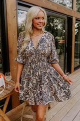 Wishful Weekend Floral Mini Dress