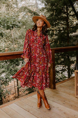 Blooming Keepsake Floral Midi Dress
