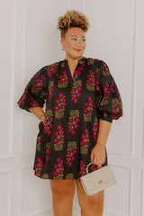 Wildflower Reverie Mini Dress Curves
