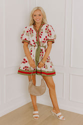 Polished Uptown Floral Mini Dress