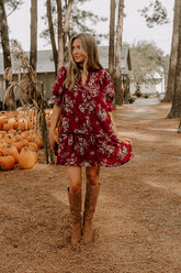 Dashing Darling Floral Mini Dress