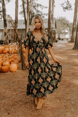 Caught Your Glance Midi Dress