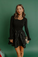 Penthouse Chic Sweater Mini Dress