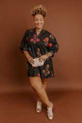 Poetic Muse Floral Mini Dress Curves