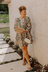 Feeling Dreamy Floral Mini Dress Curves