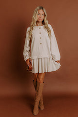 Coffee and Daydreams Mini Dress