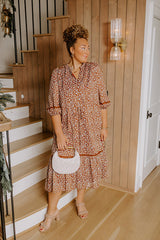 Villa Retreat Floral Midi Dress Curves