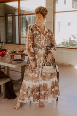 Timeless Estate Paisley Maxi Dress Curves
