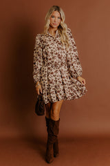 Cue The Blooms Floral Mini Dress