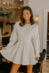 Park Avenue Stroll Denim Mini Dress