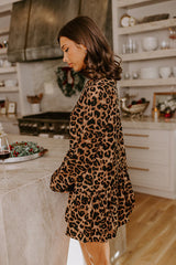 Flirty At Heart Leopard Mini Dress