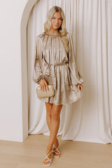 Shine On Shimmer Mini Dress