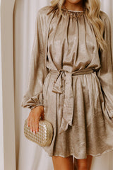 Shine On Shimmer Mini Dress