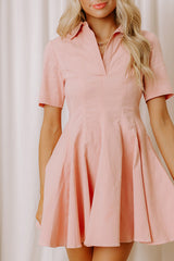 Sweet Simplicity Fit And Flare Mini Dress
