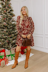 Petal Poise Floral Mini Dress
