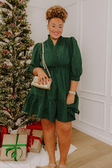 Mistletoe And Magic Mini Dress Curves