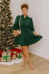 Mistletoe And Magic Mini Dress Curves