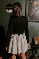 Evening Muse Scalloped Mini Dress