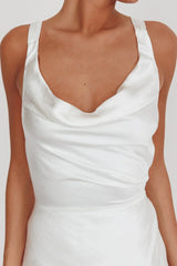 Sitara Tied Back Maxi Dress White