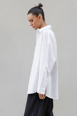 BUTTON UP POPLIN SHIRT