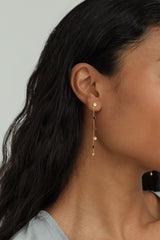CIRCLE CHAIN EARRING