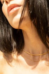 DOUBLE CHAIN NECKLACE